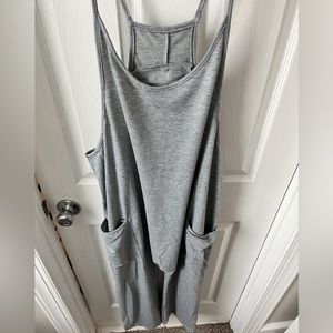 Jumper gray color, can be worn summer or winter over tanks or long sleeves